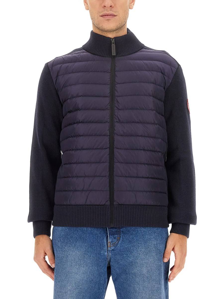 CANADA GOOSE GIACCA HYBRIDGE CON INSERTI IN MAGLIA Vendite stagionali