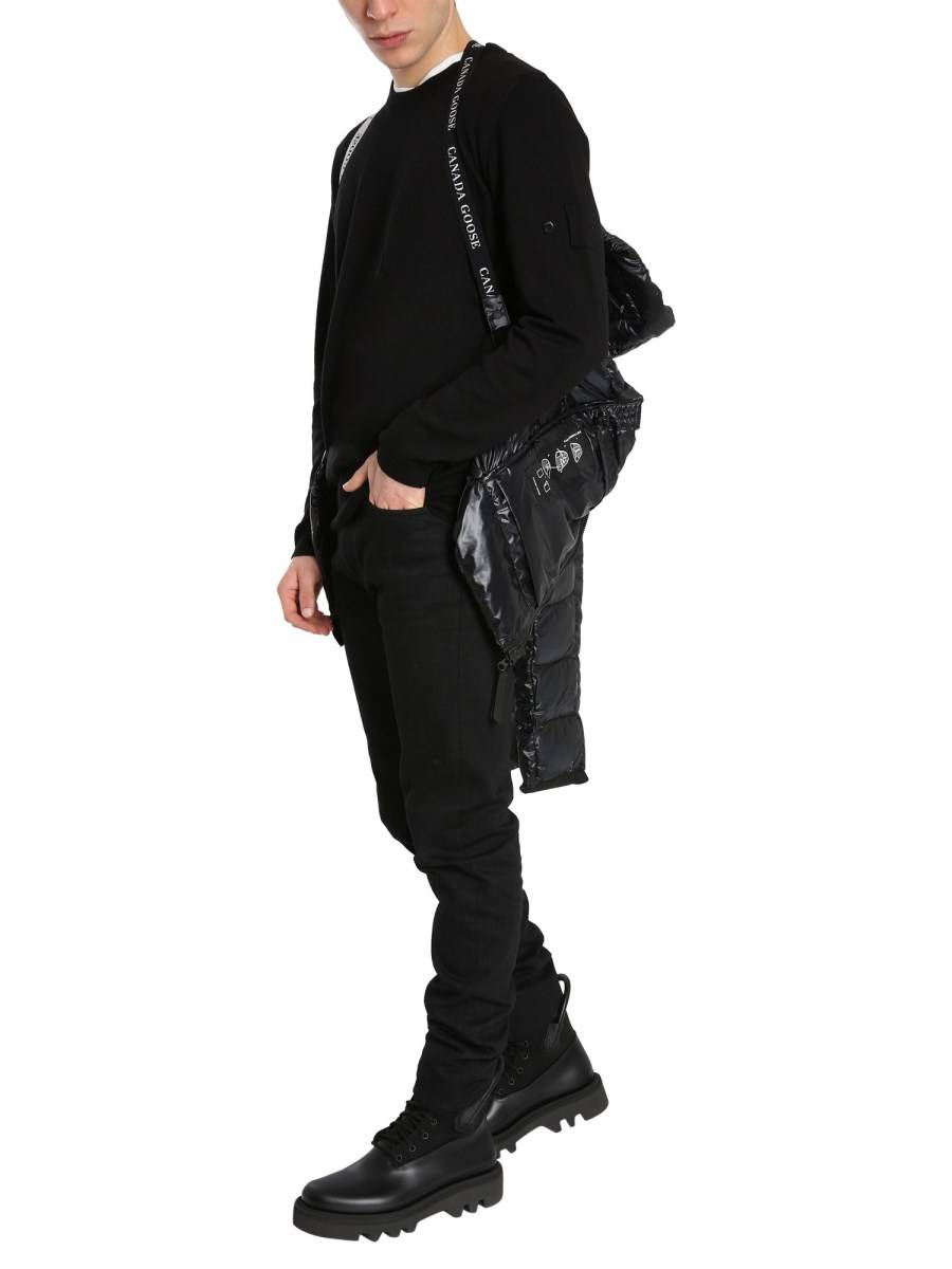 CANADA GOOSE PIUMINO CON CAPPUCCIO SIDNEY IN TESSUTO TECNICO Vendita