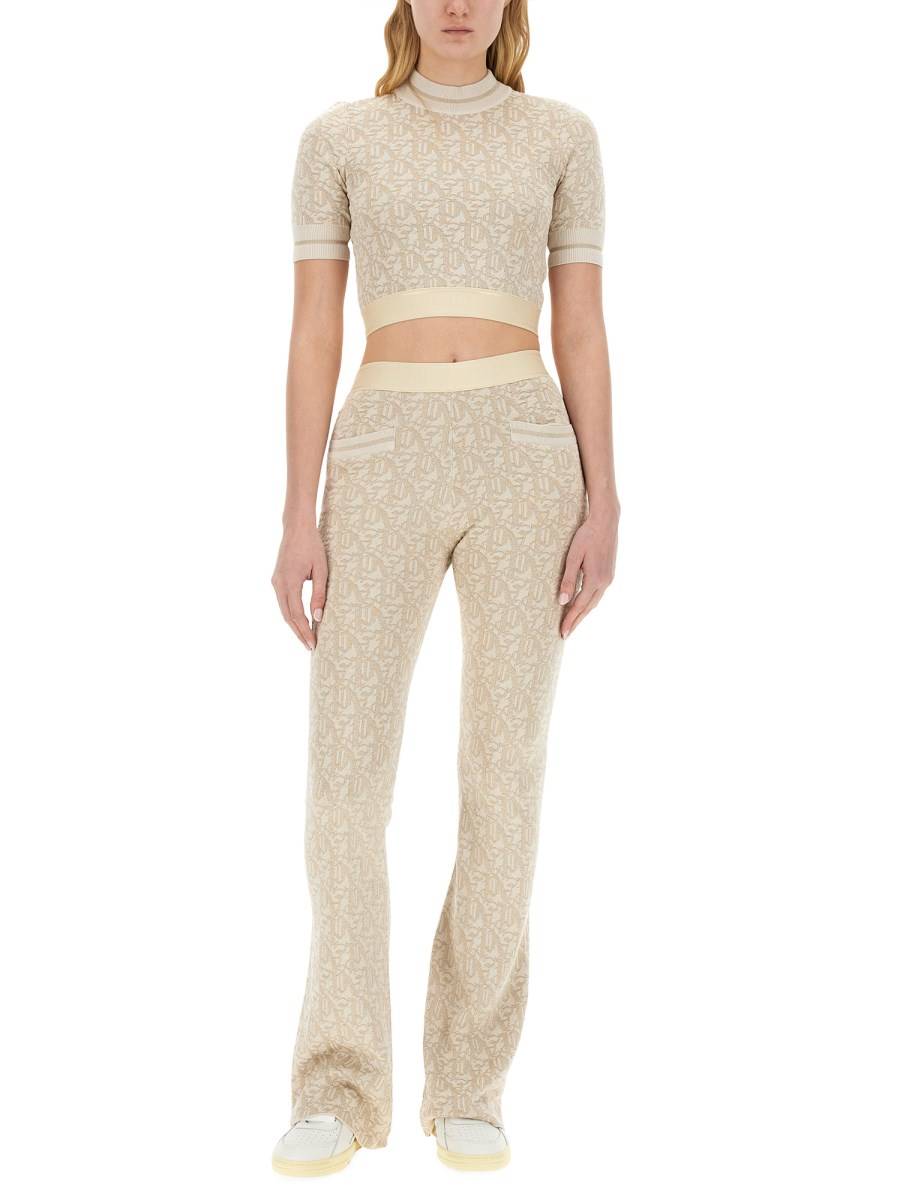 PALM ANGELS MAGLIA MONOGRAM IN VISCOSA In Linea