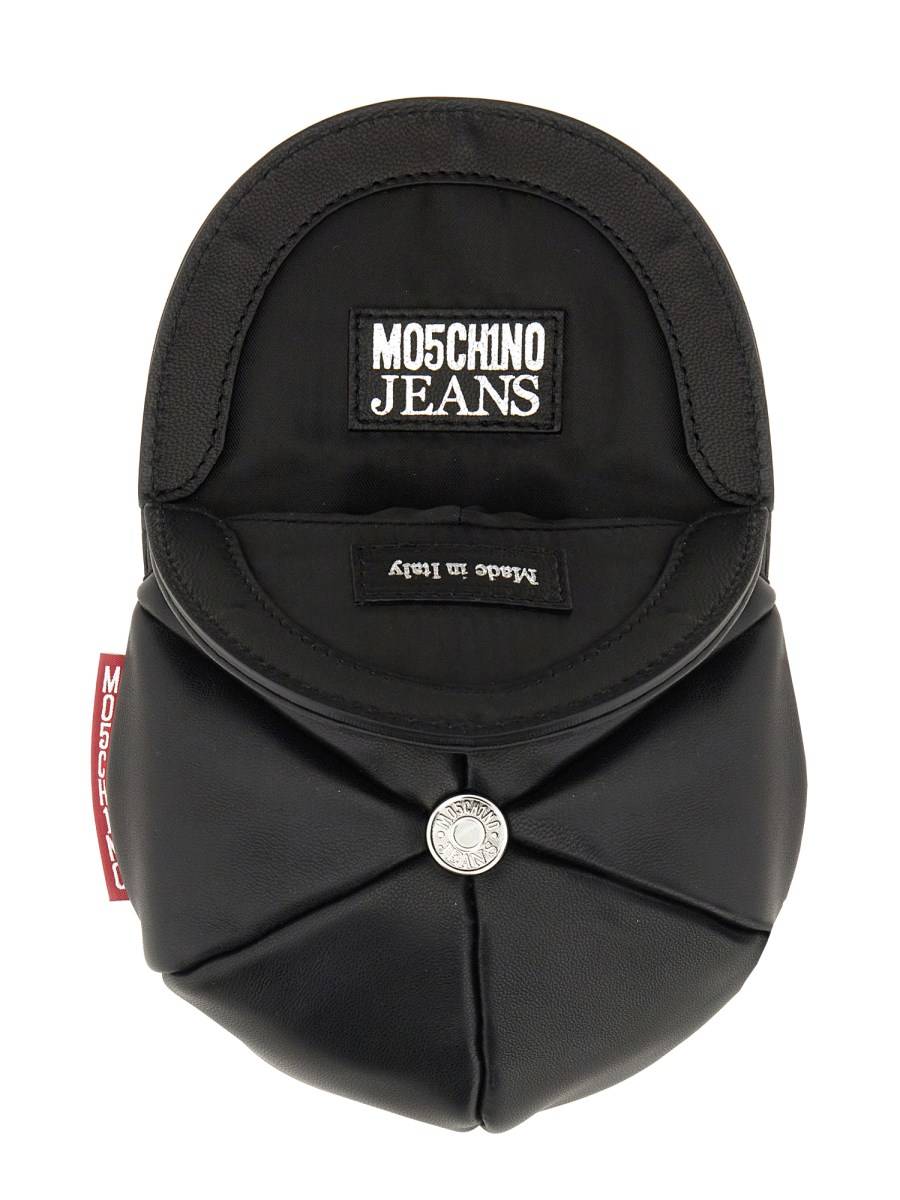 MOSCHINO JEANS BORSA MINI IN PELLE Vendita