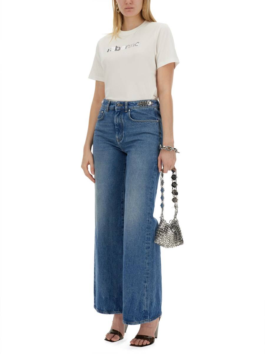 RABANNE JEANS WIDE LEG Offerta