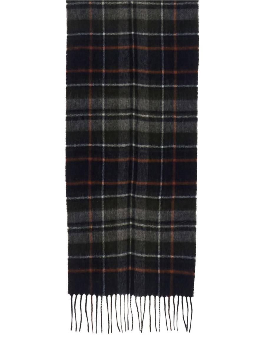 BARBOUR SCIARPA IN LANA CON MOTIVO CHECK Vendita Calda