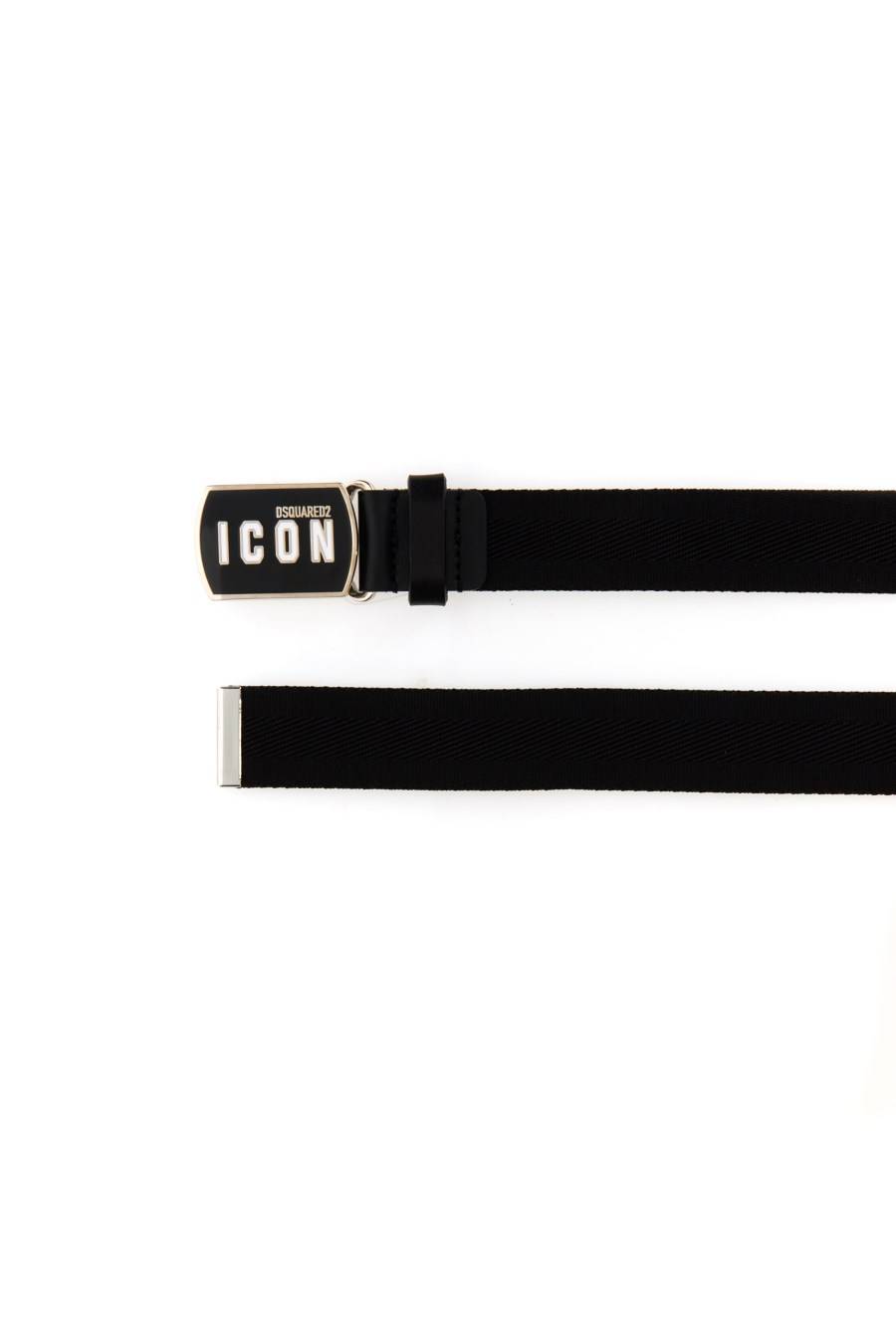 DSQUARED CINTURA BE ICON IN TESSUTO TECNICO Vendite Flash
