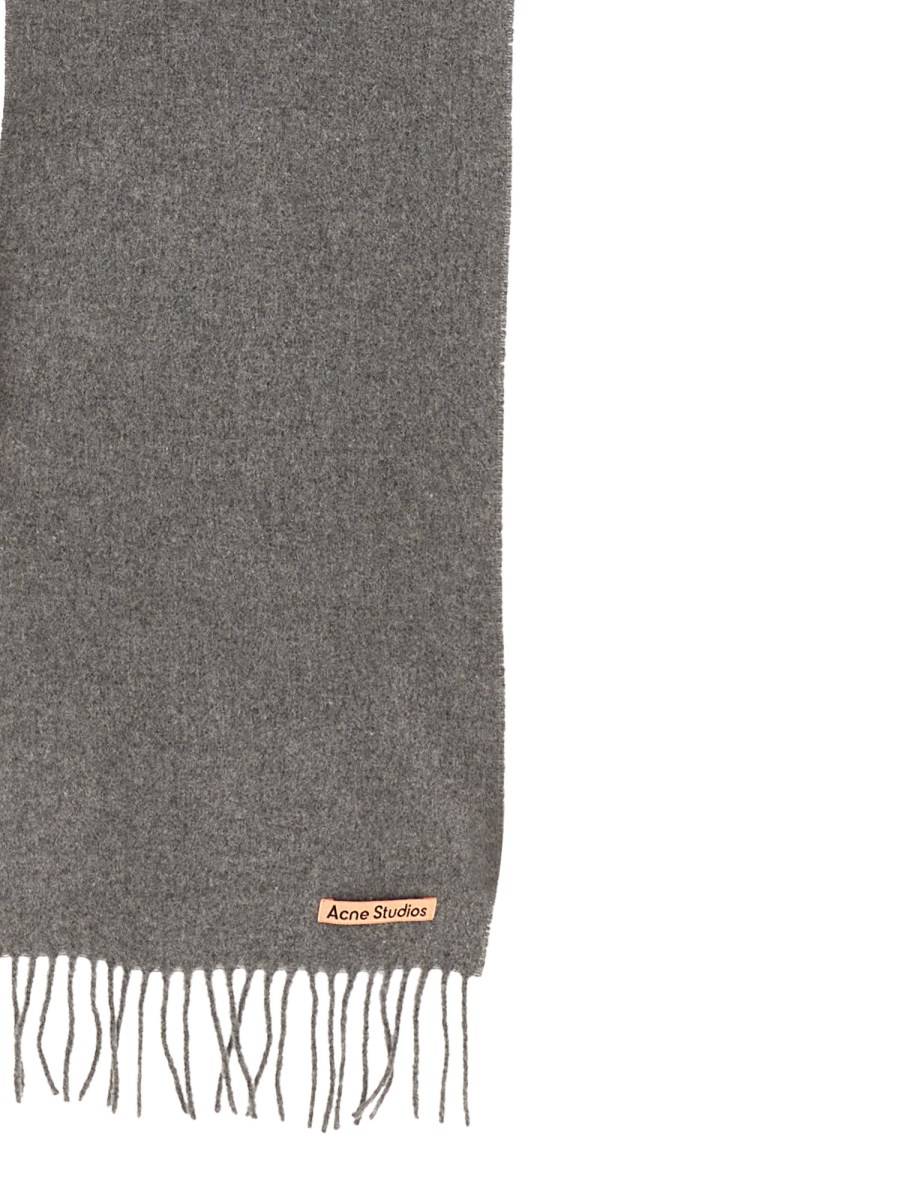 ACNE STUDIOS SCIARPA IN LANA CON LOGO In Saldo