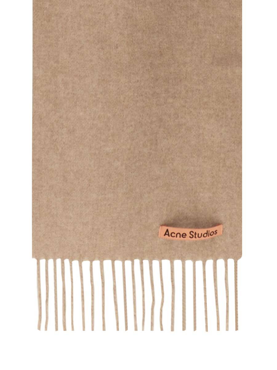 ACNE STUDIOS SCIARPA IN LANA CON LOGO Italia