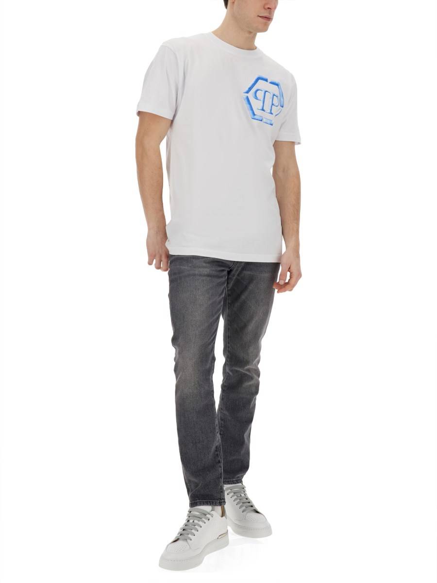 PHILIPP PLEIN T-SHIRT CON LOGO Negozi Online