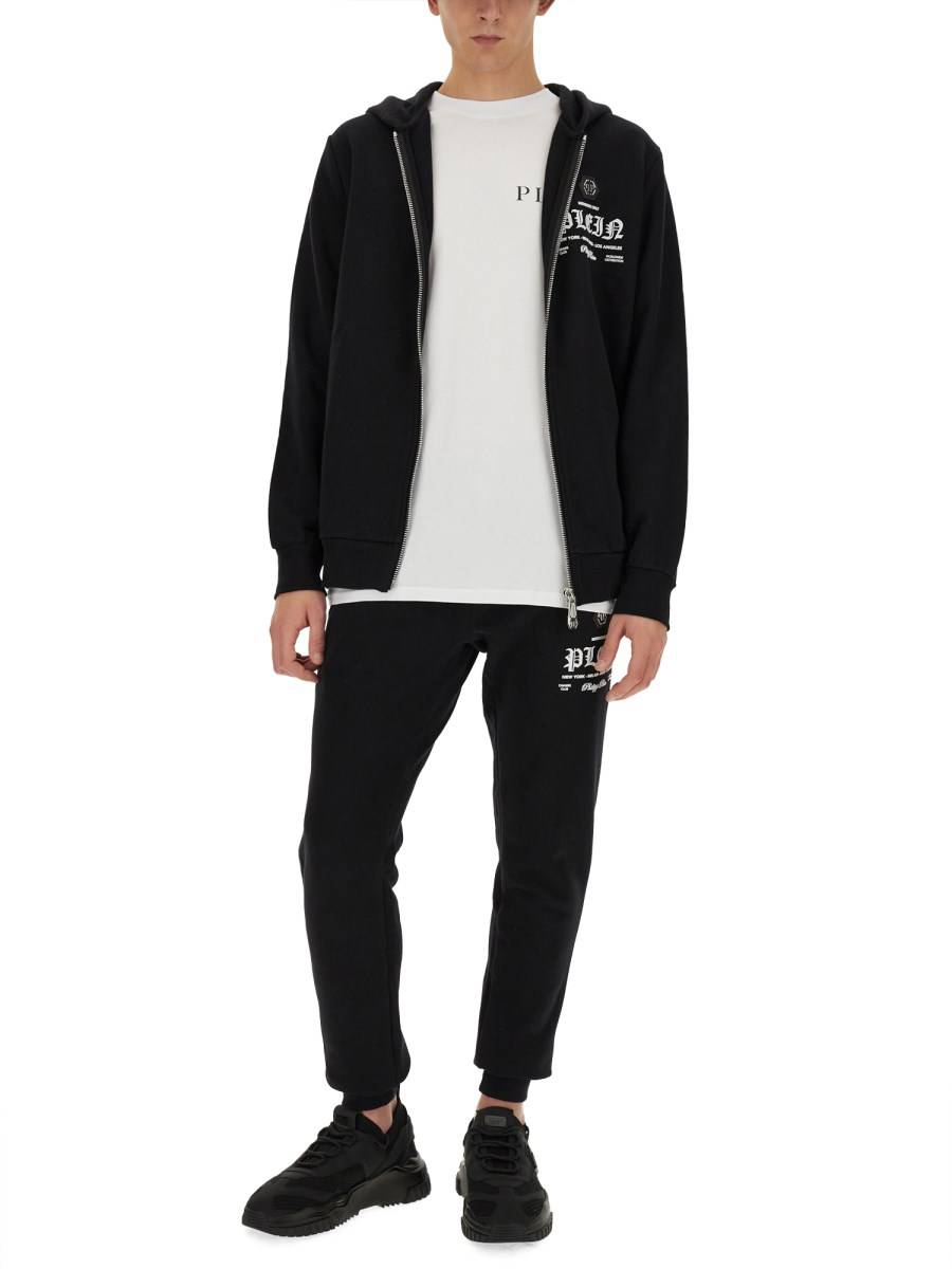 PHILIPP PLEIN T-SHIRT CON LOGO Saldi Di Fabbrica