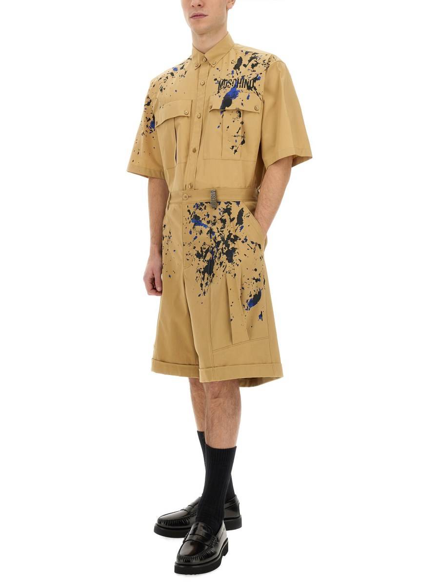 MOSCHINO BERMUDA CARGO IN COTONE Promozione
