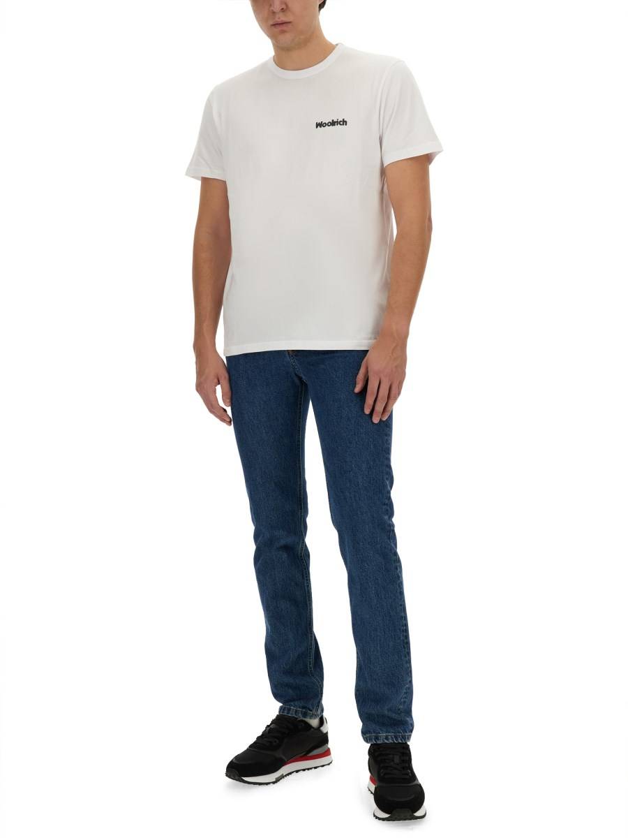 WOOLRICH T-SHIRT CON LOGO Fino Al -60%