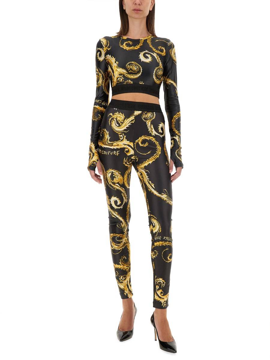 VERSACE JEANS COUTURE TOP CROPPED In Vendita