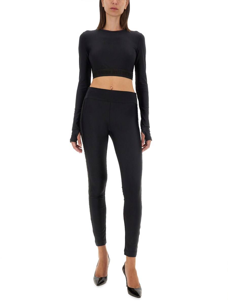 VERSACE JEANS COUTURE TOP CROPPED Saldi