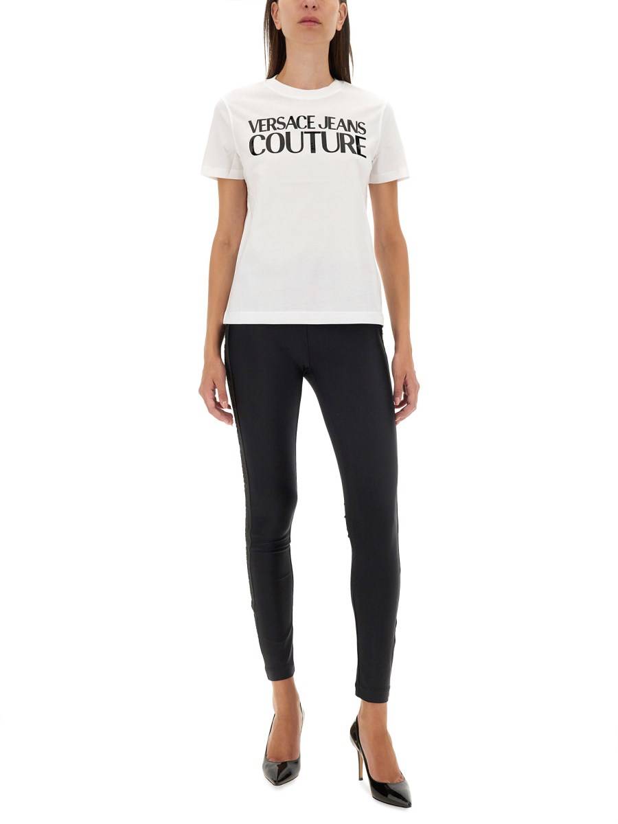 VERSACE JEANS COUTURE T-SHIRT CON LOGO Vendita Calda