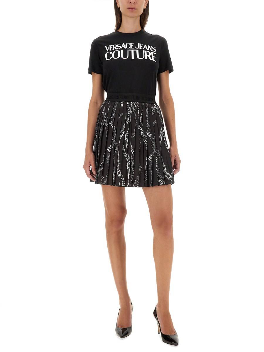VERSACE JEANS COUTURE T-SHIRT CON LOGO Vendita Economica