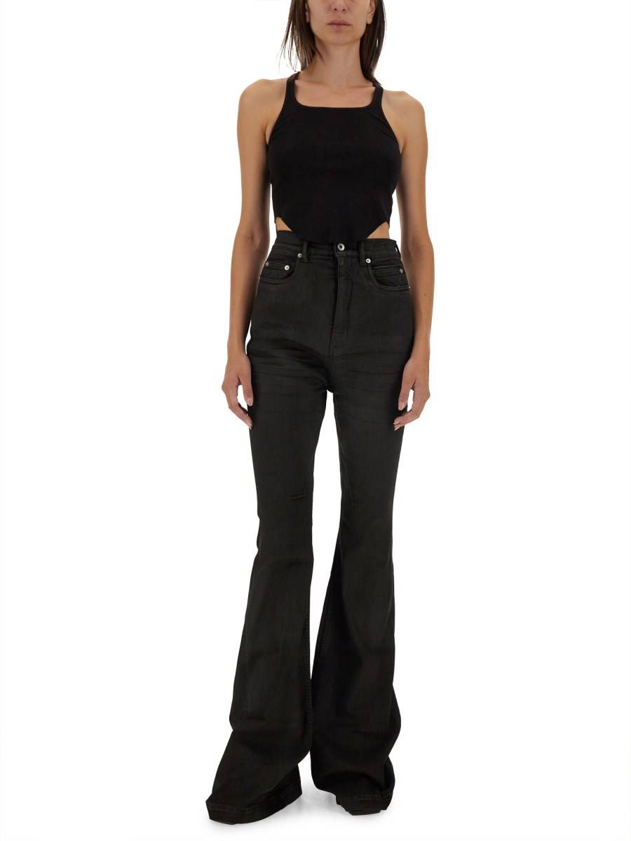 RICK OWENS DRKSHDW TANK TOP CROPPED In Saldo
