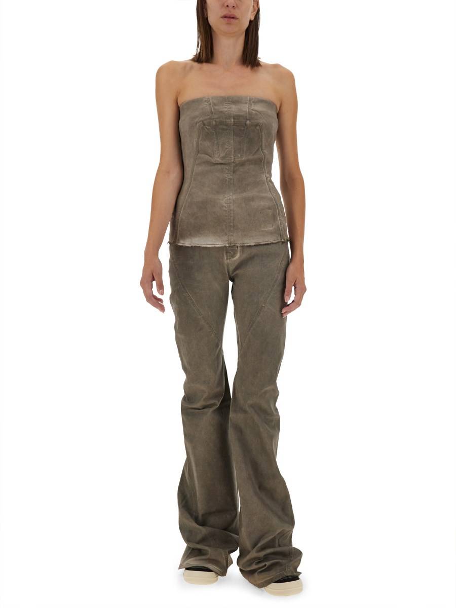 RICK OWENS DRKSHDW PANTALONE IN DENIM Italy