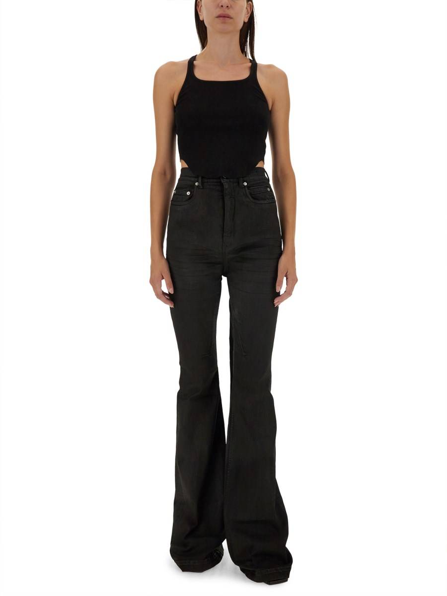 RICK OWENS DRKSHDW PANTALONE IN DENIM Italia