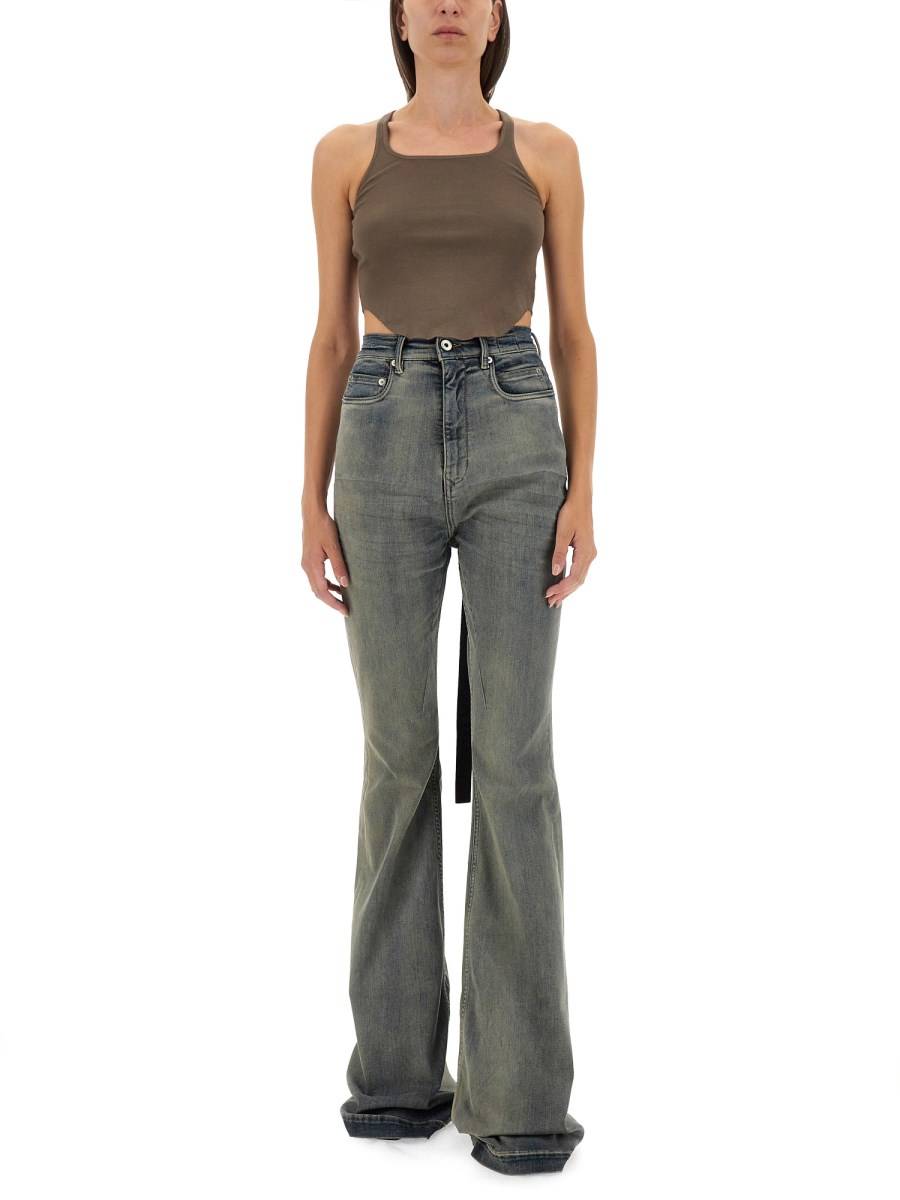 RICK OWENS DRKSHDW PANTALONE IN DENIM 2025