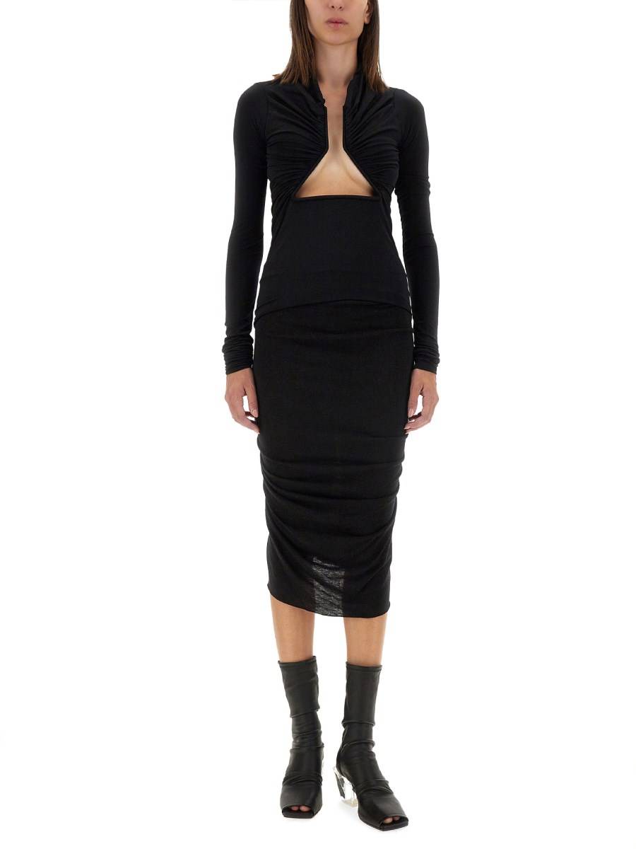 RICK OWENS T-SHIRT PRONG IN NYLON Negozi Online