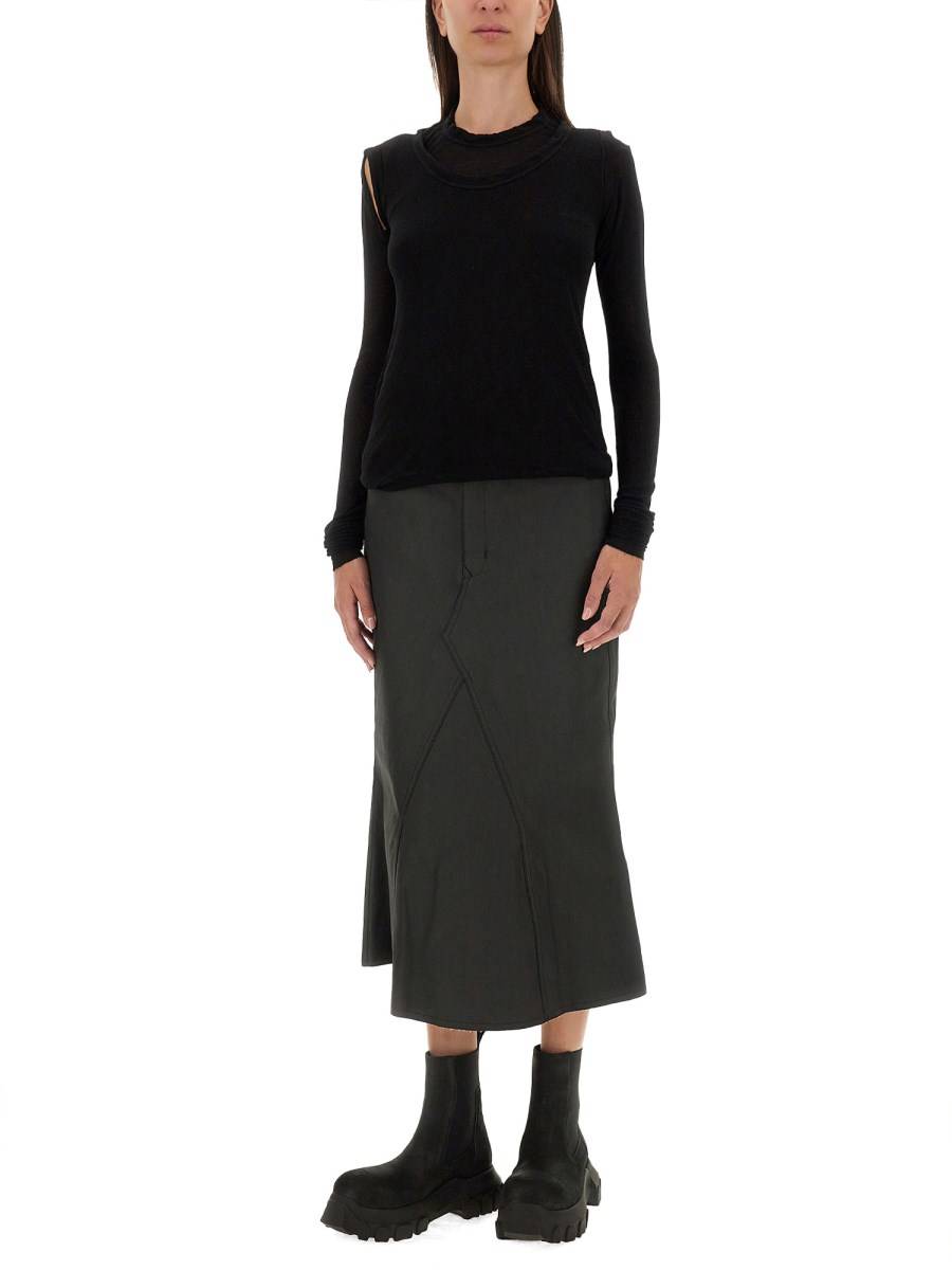 RICK OWENS GONNA IN DENIM Promozione Limitata