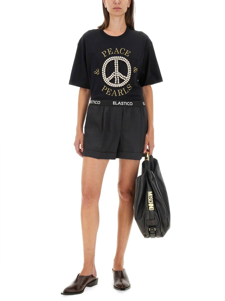 MOSCHINO SHORTS IN LANA Vendita Calda