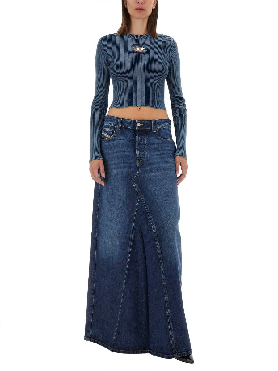 DIESEL TOP IN COTONE CON LOGO Hotsell