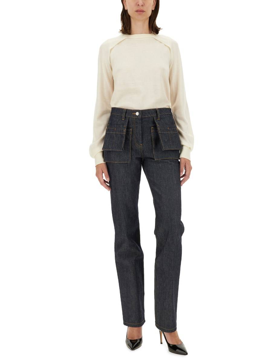 HELMUT LANG MAGLIA IN LANA E SETA Vendita