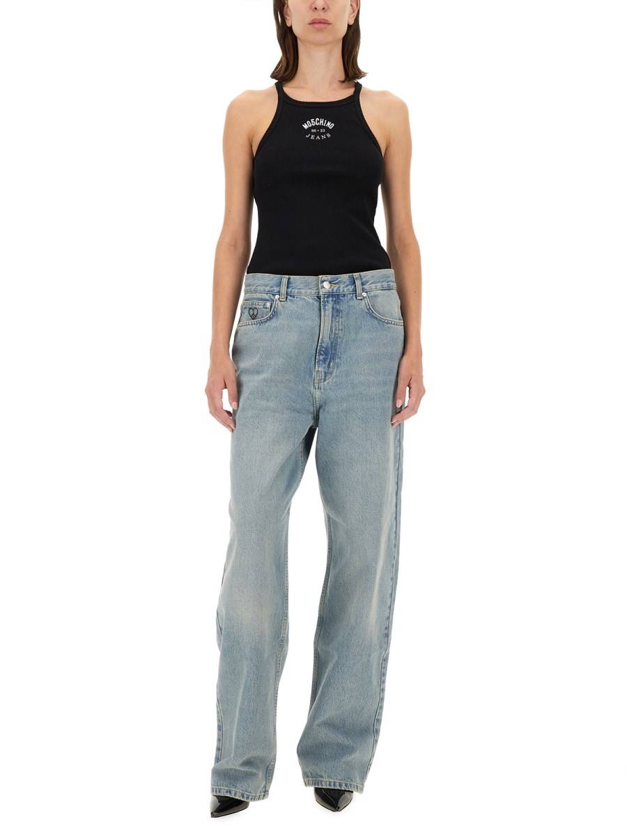 MOSCHINO JEANS PANTALONE IN DENIM Offerta