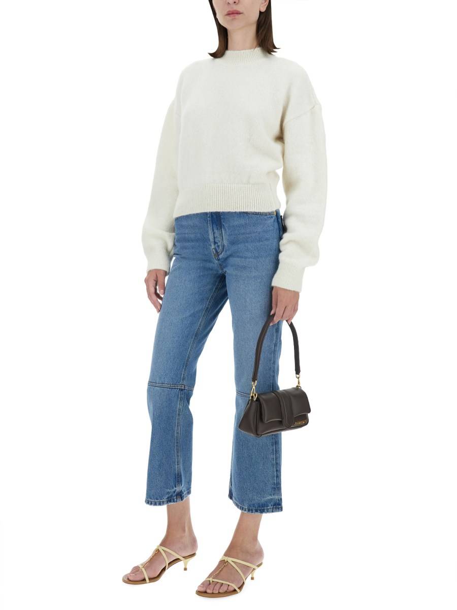JACQUEMUS JEANS "LE DE-NÎMES COURT" IN DENIM Outlet