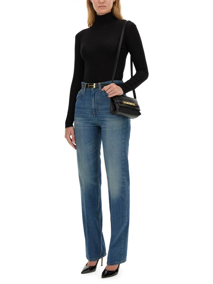 VICTORIA BECKHAM JEANS JULIA IN DENIM DI COTONE Offerta
