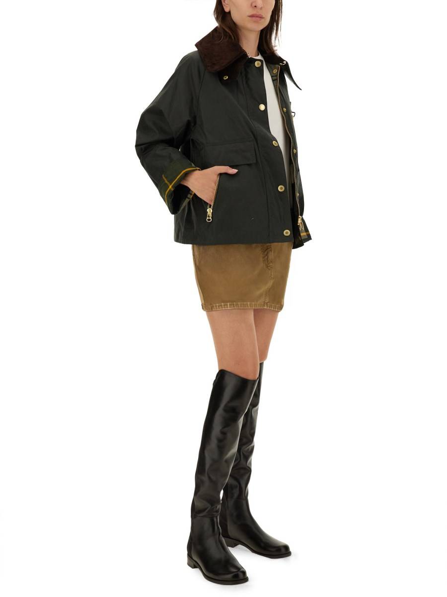 BARBOUR GIACCA CATTON IN COTONE CERATO In Vendita