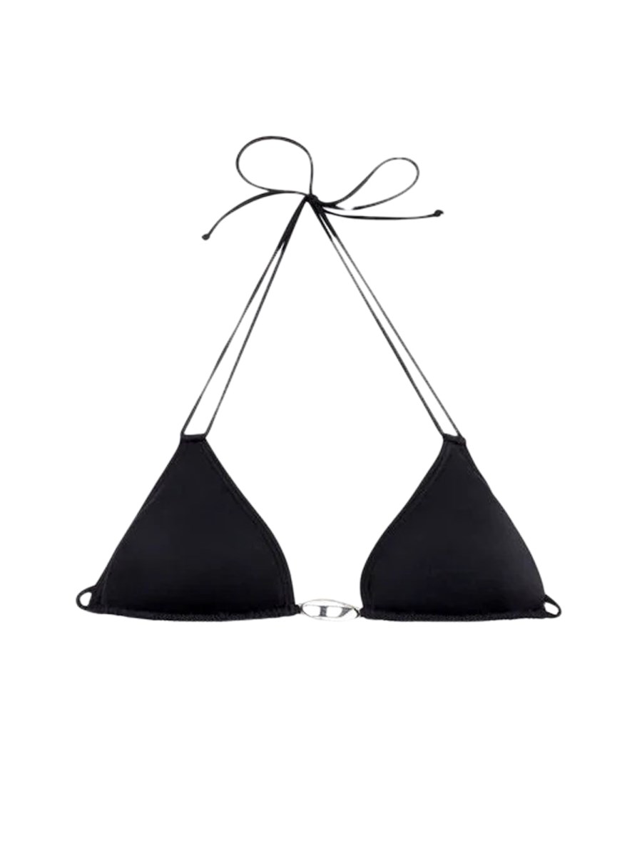 DIESEL TOP BIKINI IN NYLON Vendite Flash