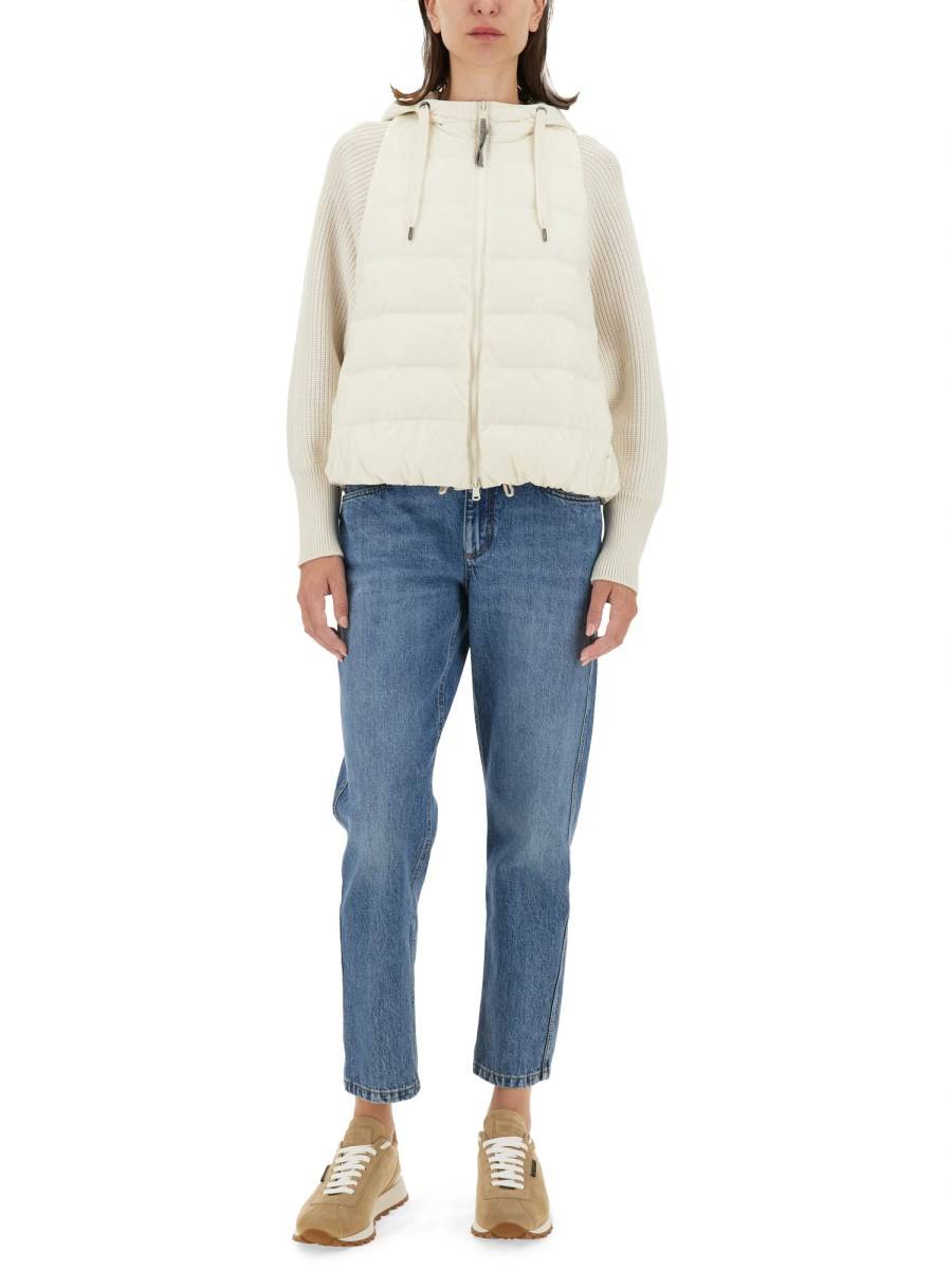 BRUNELLO CUCINELLI PIUMINO IN NYLON Sconto di tempo limitato