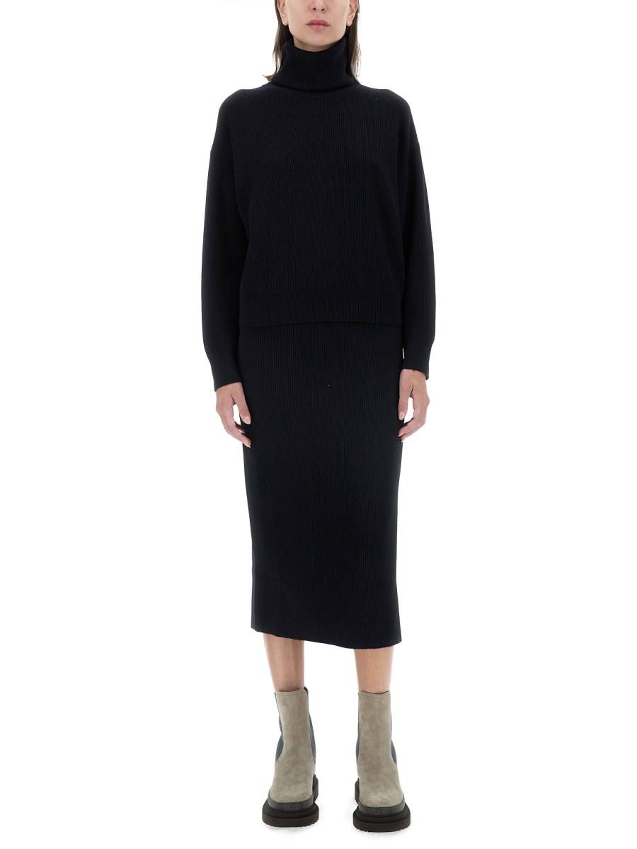 BRUNELLO CUCINELLI MAGLIA IN LANA CON COLLO ALTO Offerta speciale