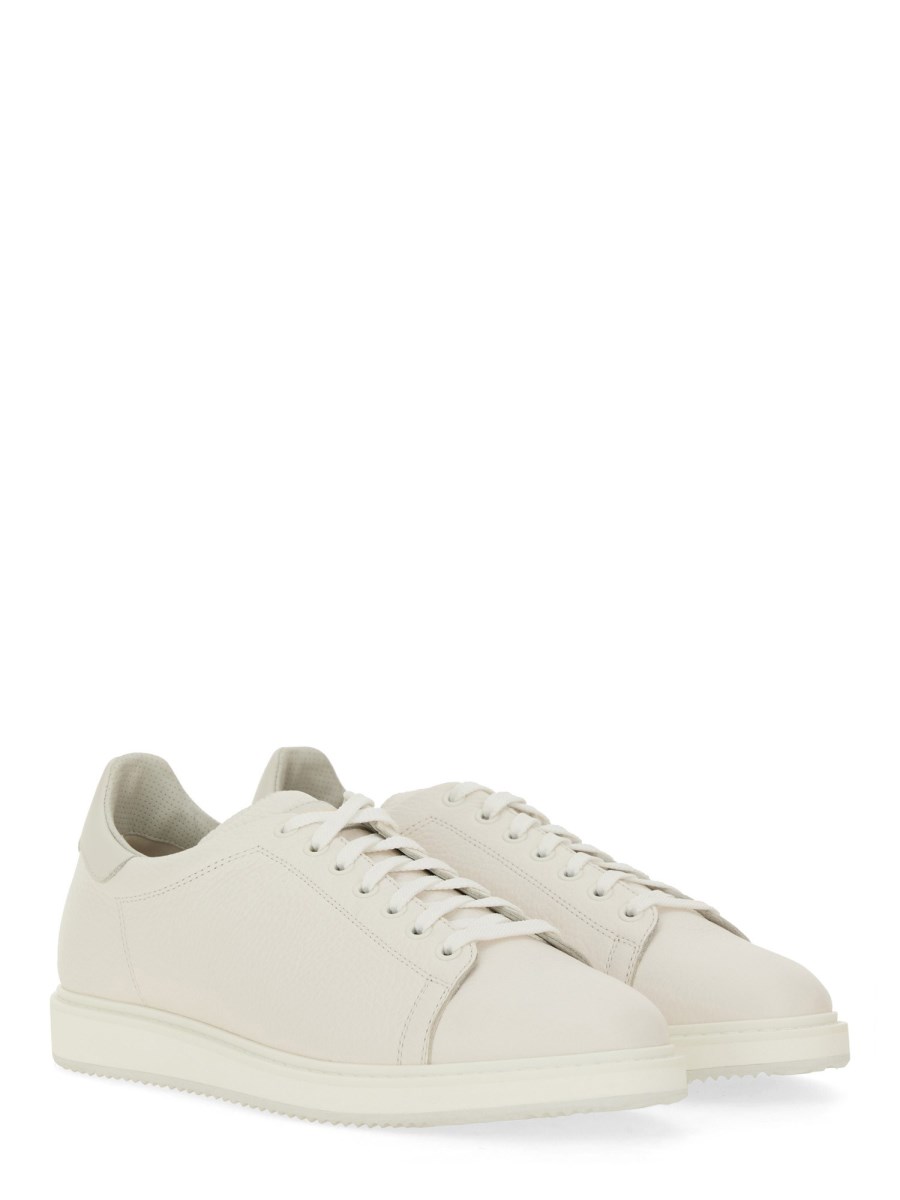 BRUNELLO CUCINELLI SNEAKER IN PELLE CON LOGO Latest fashion