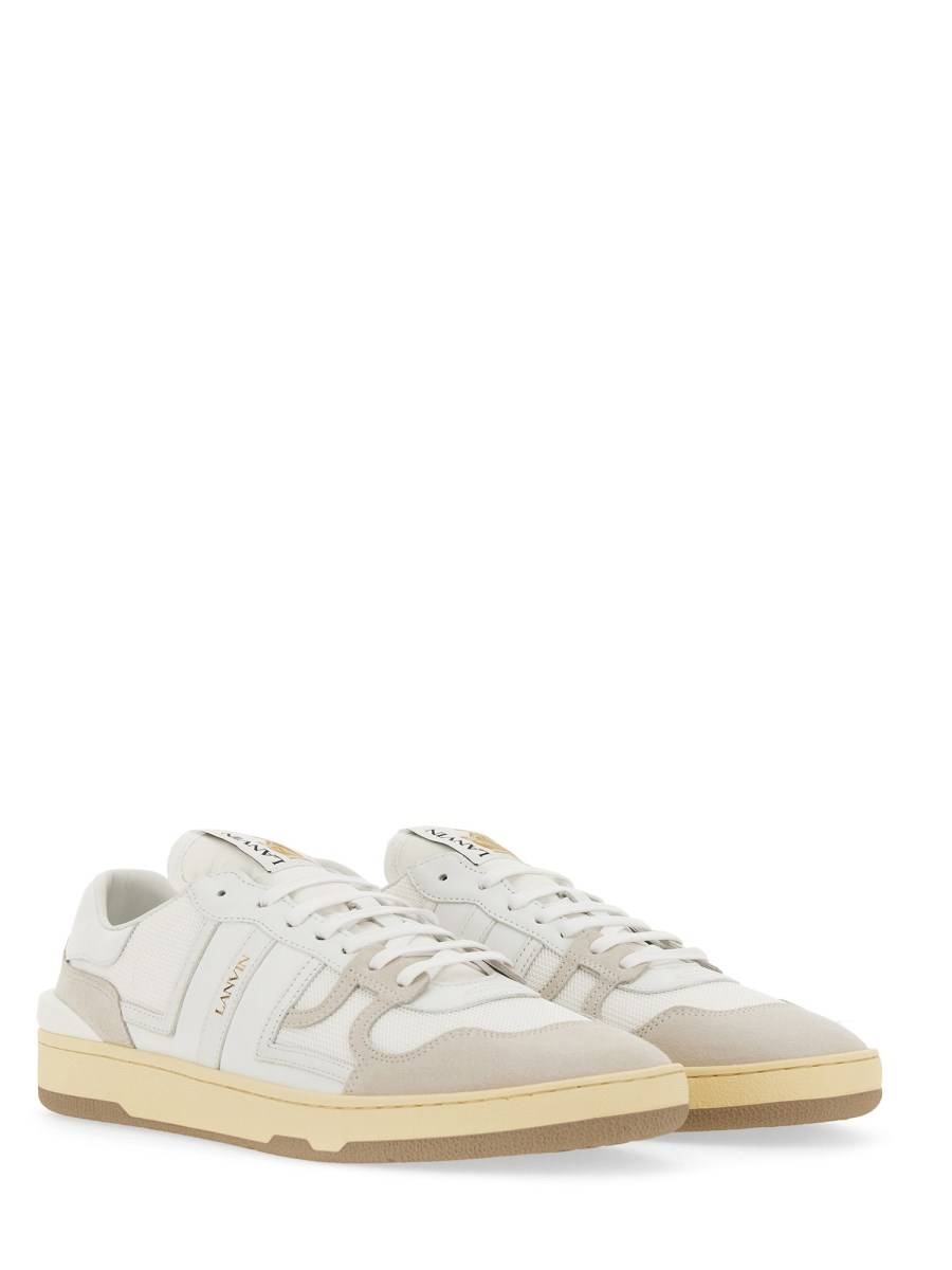 LANVIN SNEAKER "CLAY" LOW TOP IN PELLE E MESH Fino al 65% di sconto