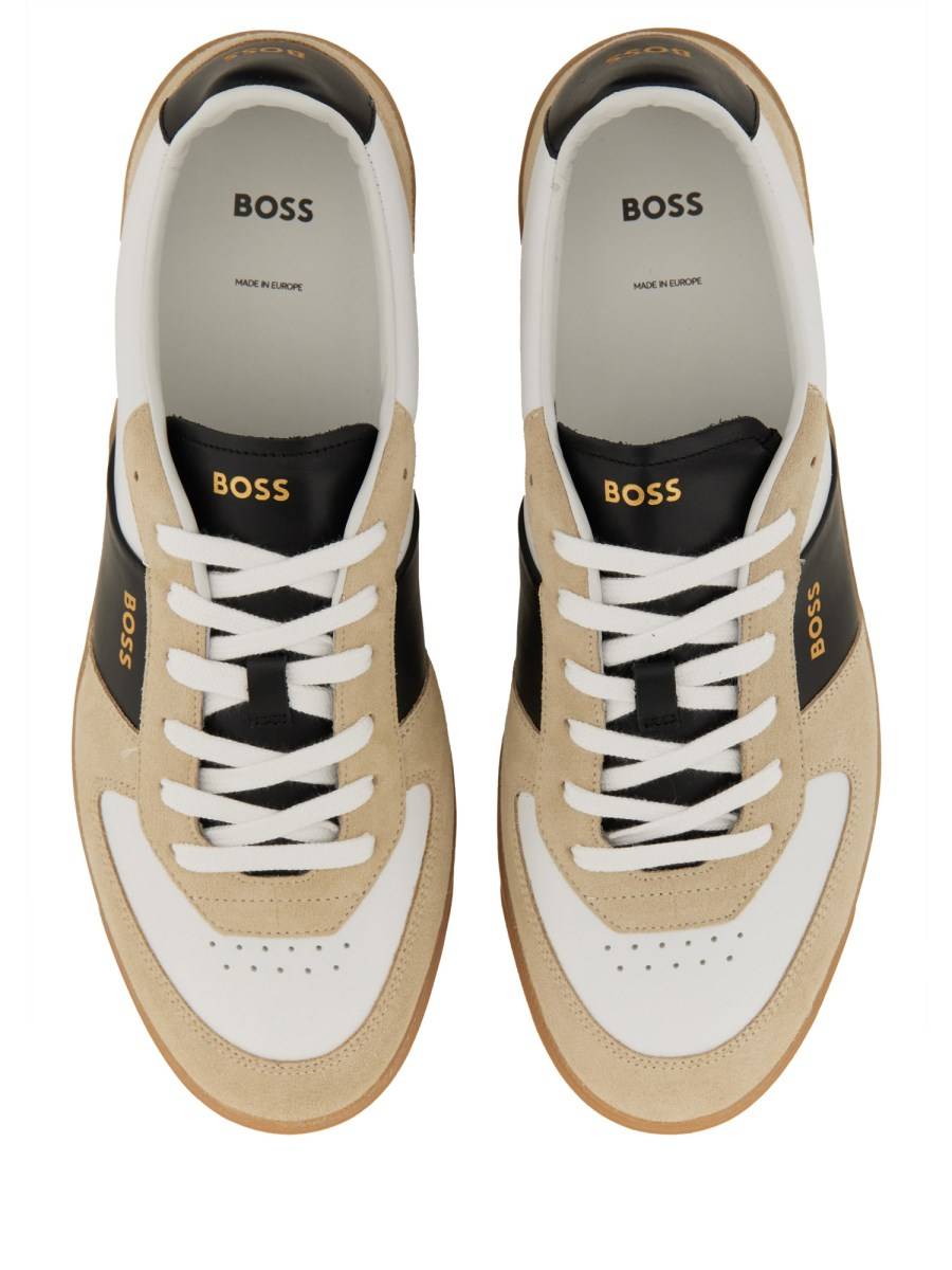 BOSS SNEAKER IN PELLE CON LOGO Qualità Garantita
