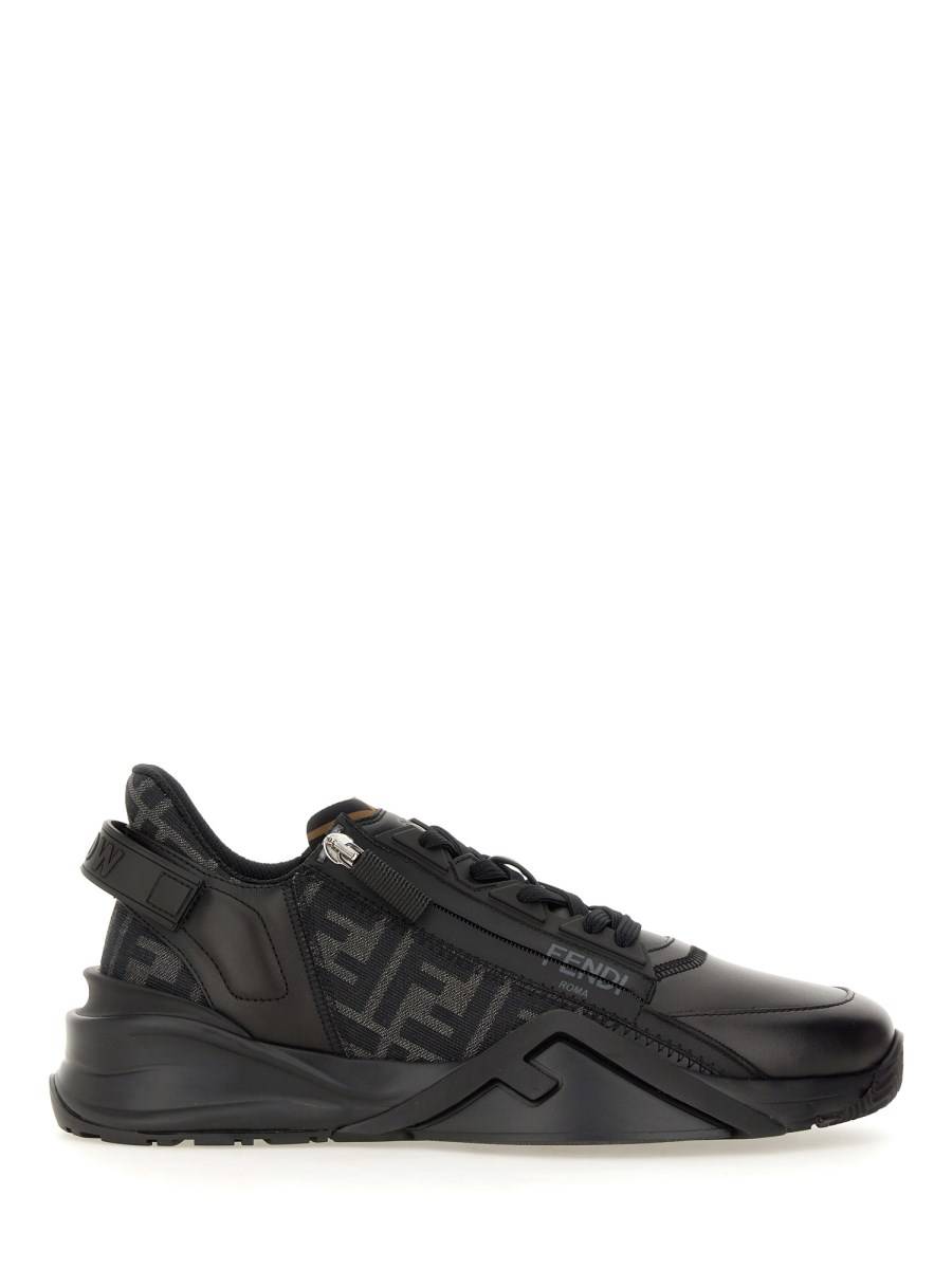 FENDI SNEAKER FENDI FLOW IN PELLE Outlet