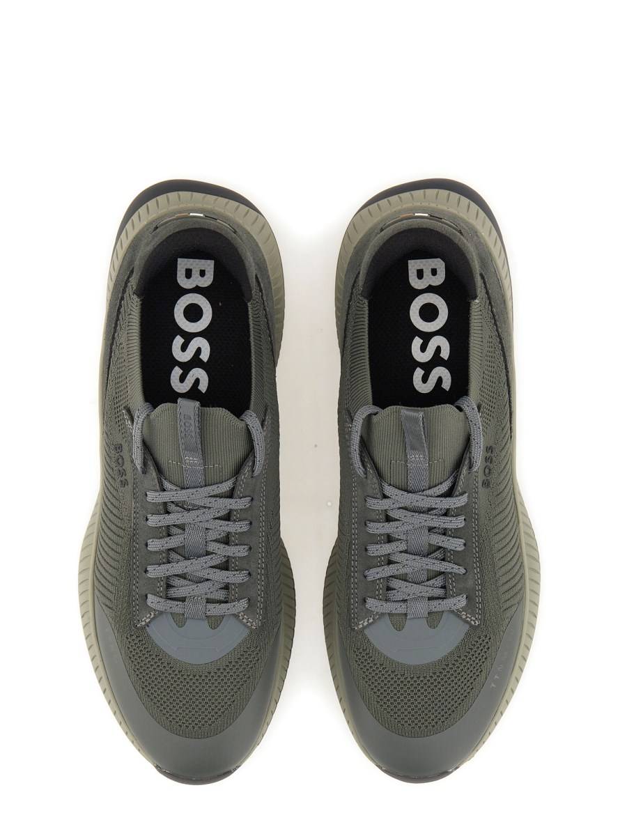 BOSS SNEAKER "TTNM EVO" CON TOMAIA IN MAGLIA Vendite stagionali