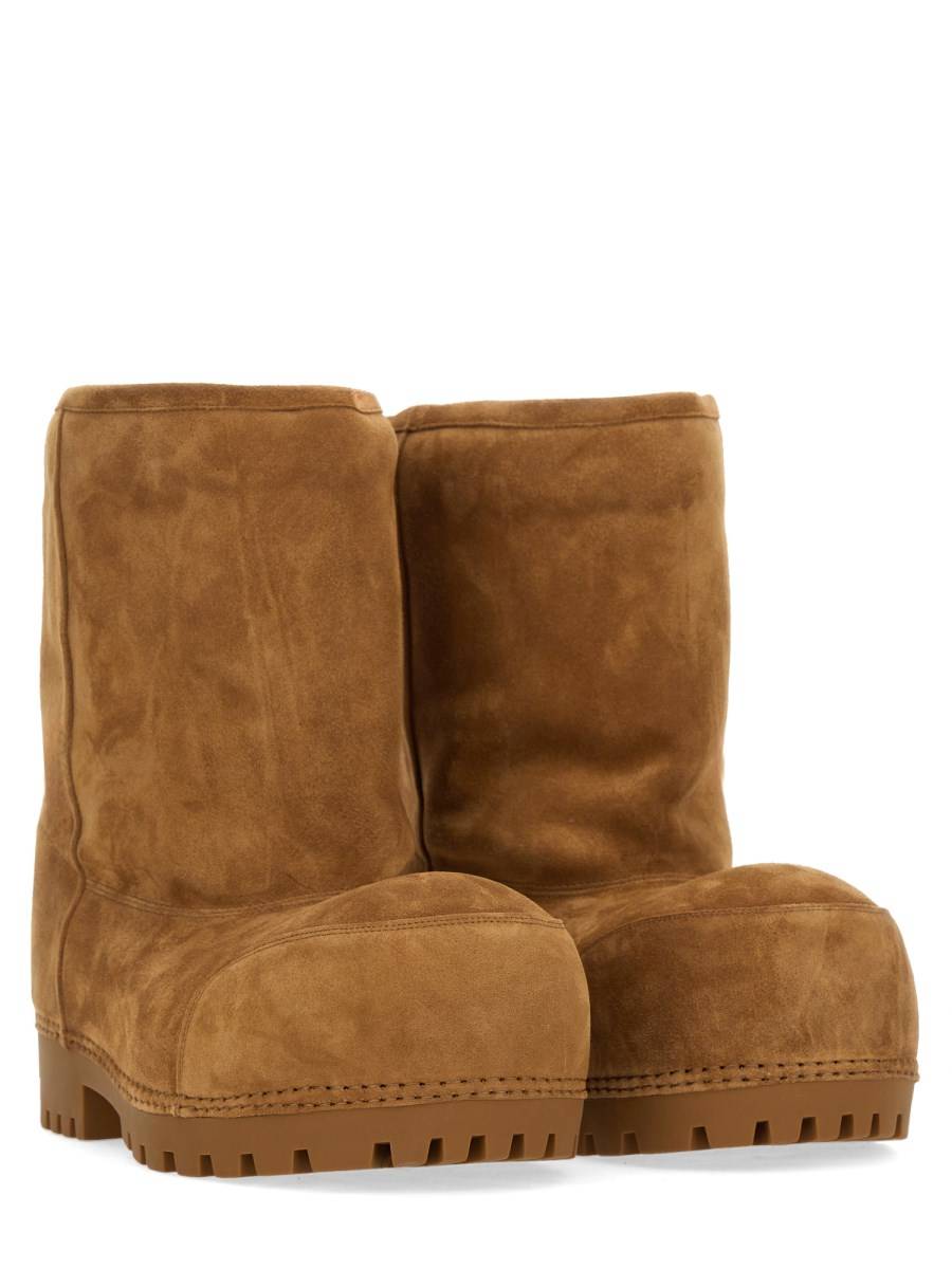BALENCIAGA STIVALE "ALASKA" FUR IN PELLE Offerta natalizia