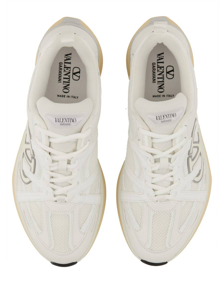 VALENTINO GARAVANI SNEAKER VLOGO EASYJOG IN VITELLO E TESSUTO Online Outlet