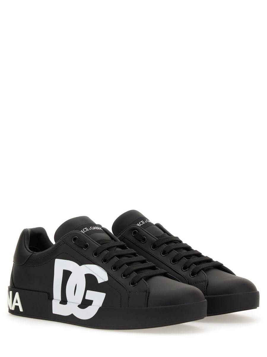 DOLCE & GABBANA SNEAKER PORTOFINO IN PELLE Fino al 55% di sconto
