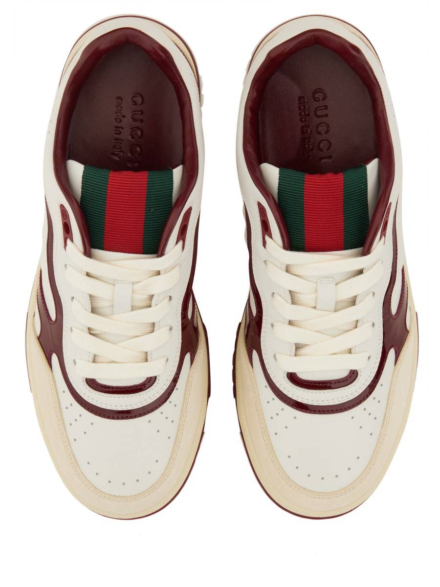 GUCCI SNEAKER GUCCI RE-WEB IN PELLE Officina