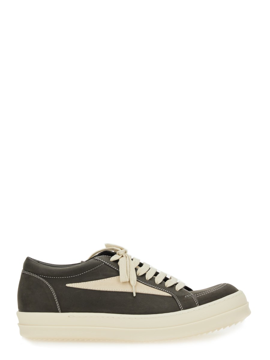 RICK OWENS SNEAKER IN PELLE Vendita