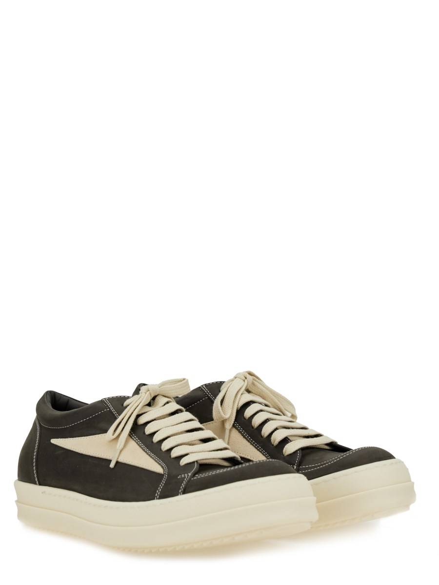 RICK OWENS SNEAKER IN PELLE Vendita