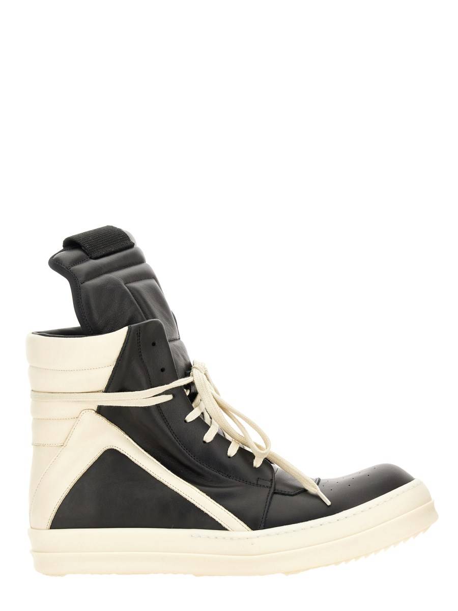 RICK OWENS SNEAKER "GEOBASKET" IN PELLE Promozione