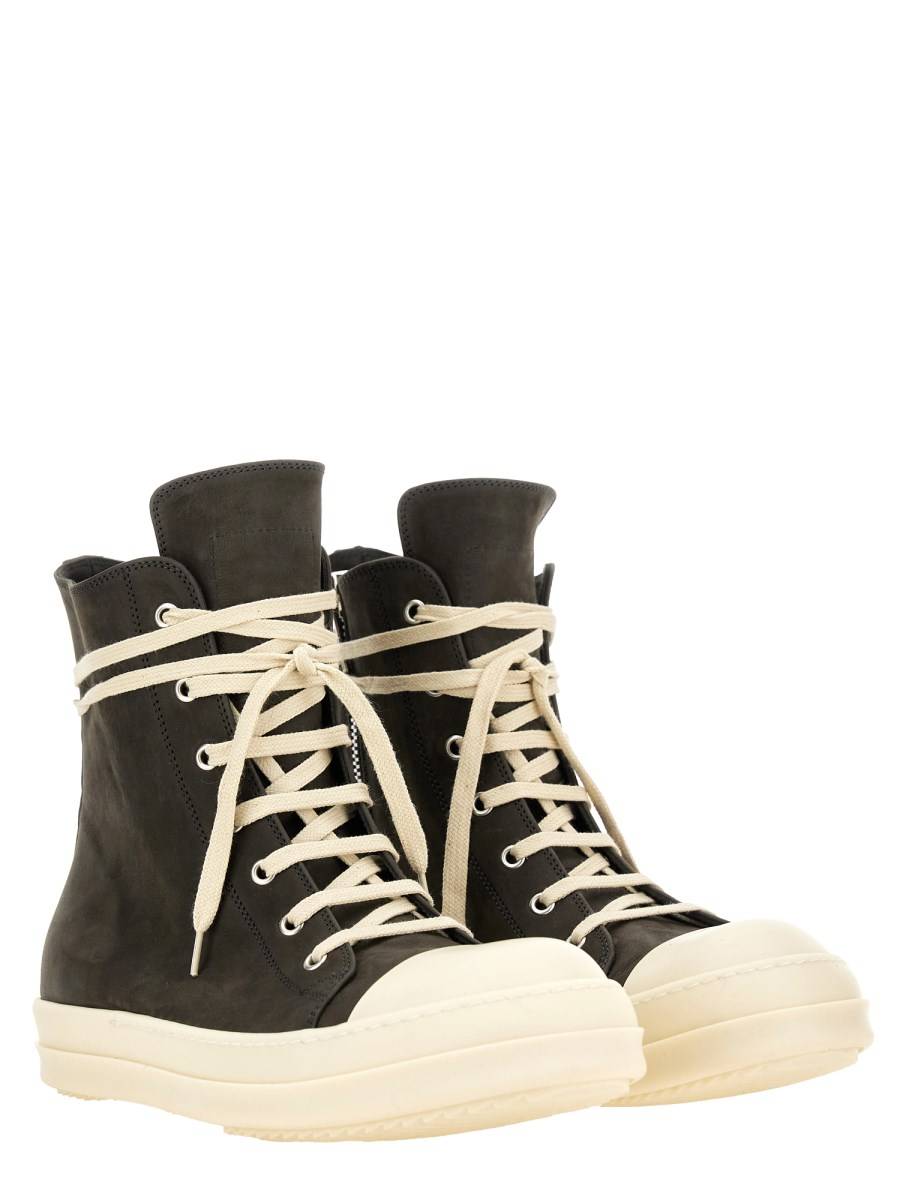 RICK OWENS SNEAKER IN PELLE Pezzi Unici
