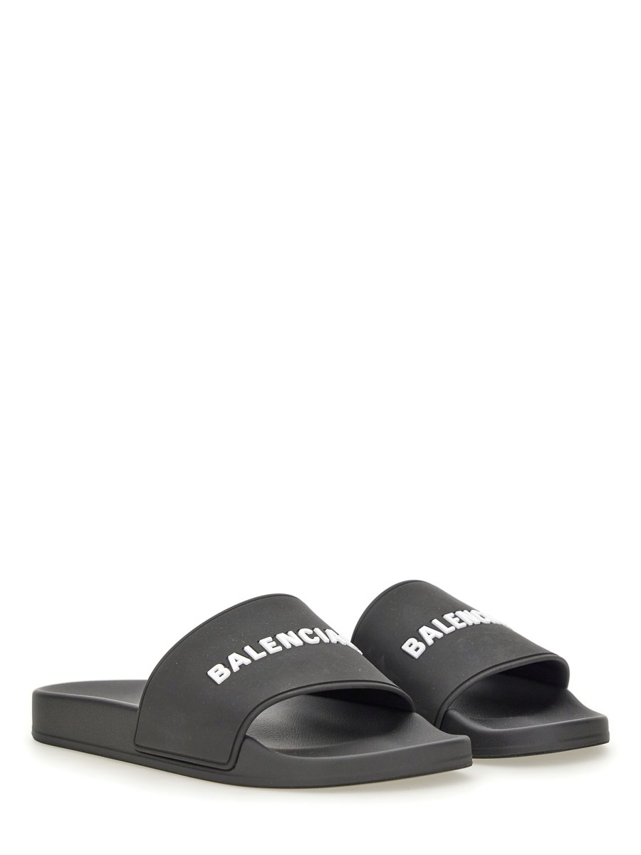 BALENCIAGA SANDALO SLIDE CON LOGO Negozi Online