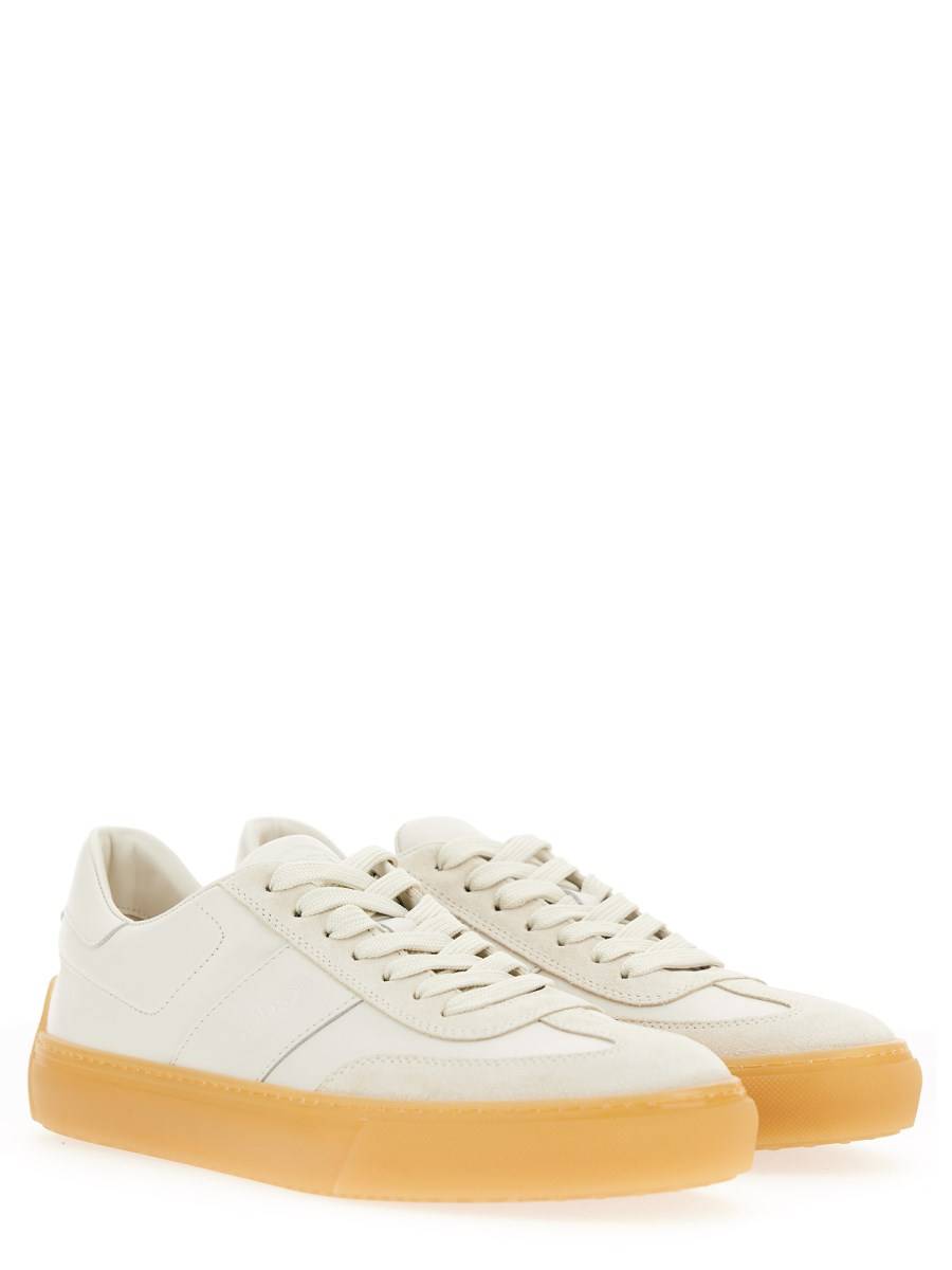 TOD&#39;S SNEAKER IN PELLE CON LOGO Acquista Ora
