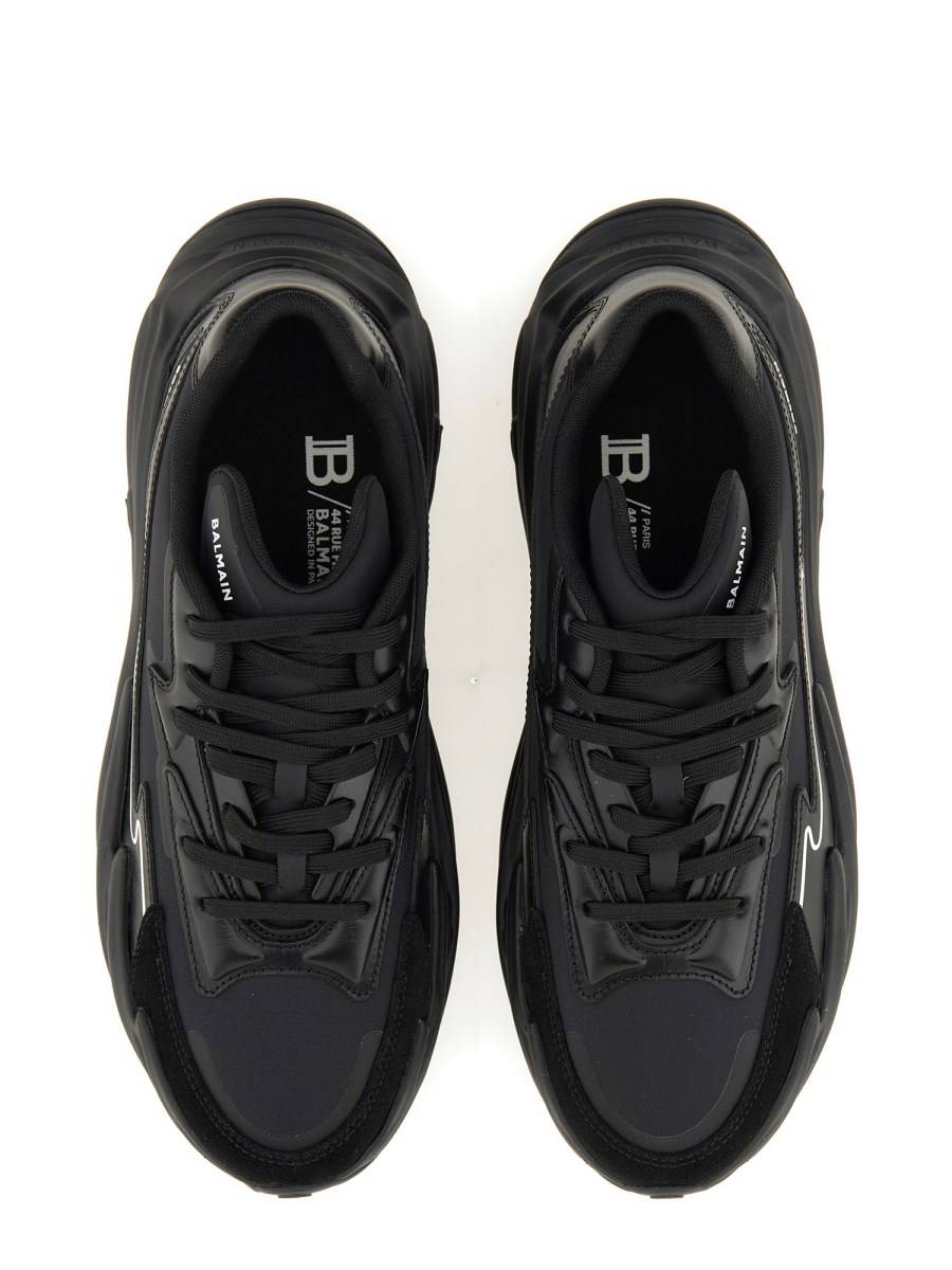 BALMAIN SNEAKER RUN-ROW IN ECOPELLE Fino Al -60%