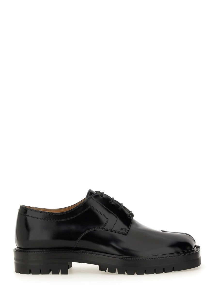 MAISON MARGIELA STRINGATA TABI IN PELLE Novità